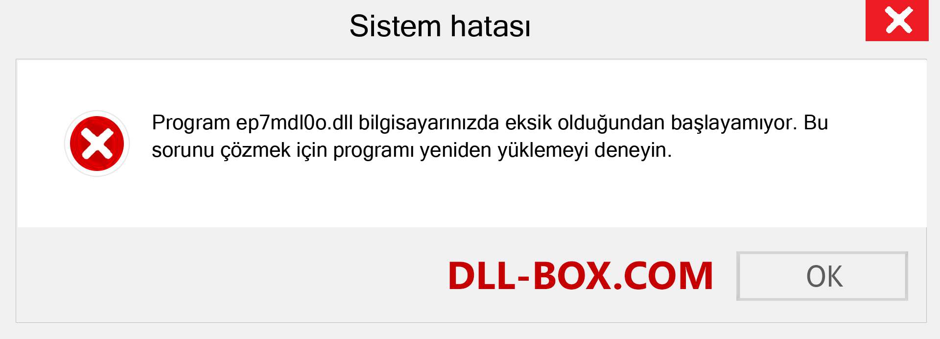 ep7mdl0o.dll dosyası eksik mi? Windows 7, 8, 10 için İndirin - Windows'ta ep7mdl0o dll Eksik Hatasını Düzeltin, fotoğraflar, resimler